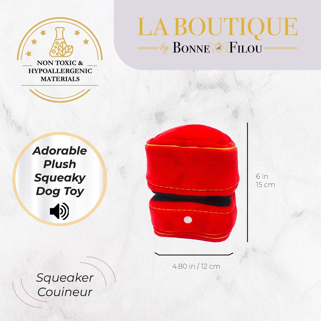 Will You Fetch Me? Ring Box Plush Dog Toy